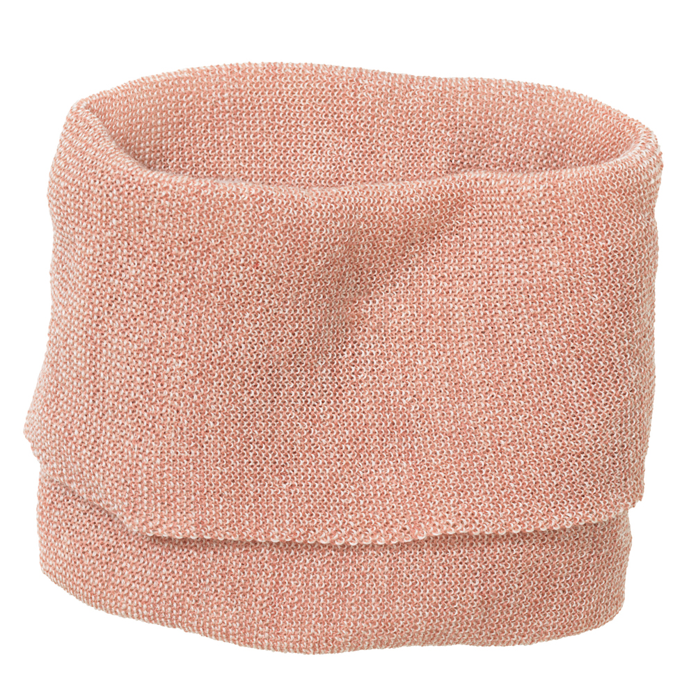 DISANA Nákrčník merino vlna rosé/natural