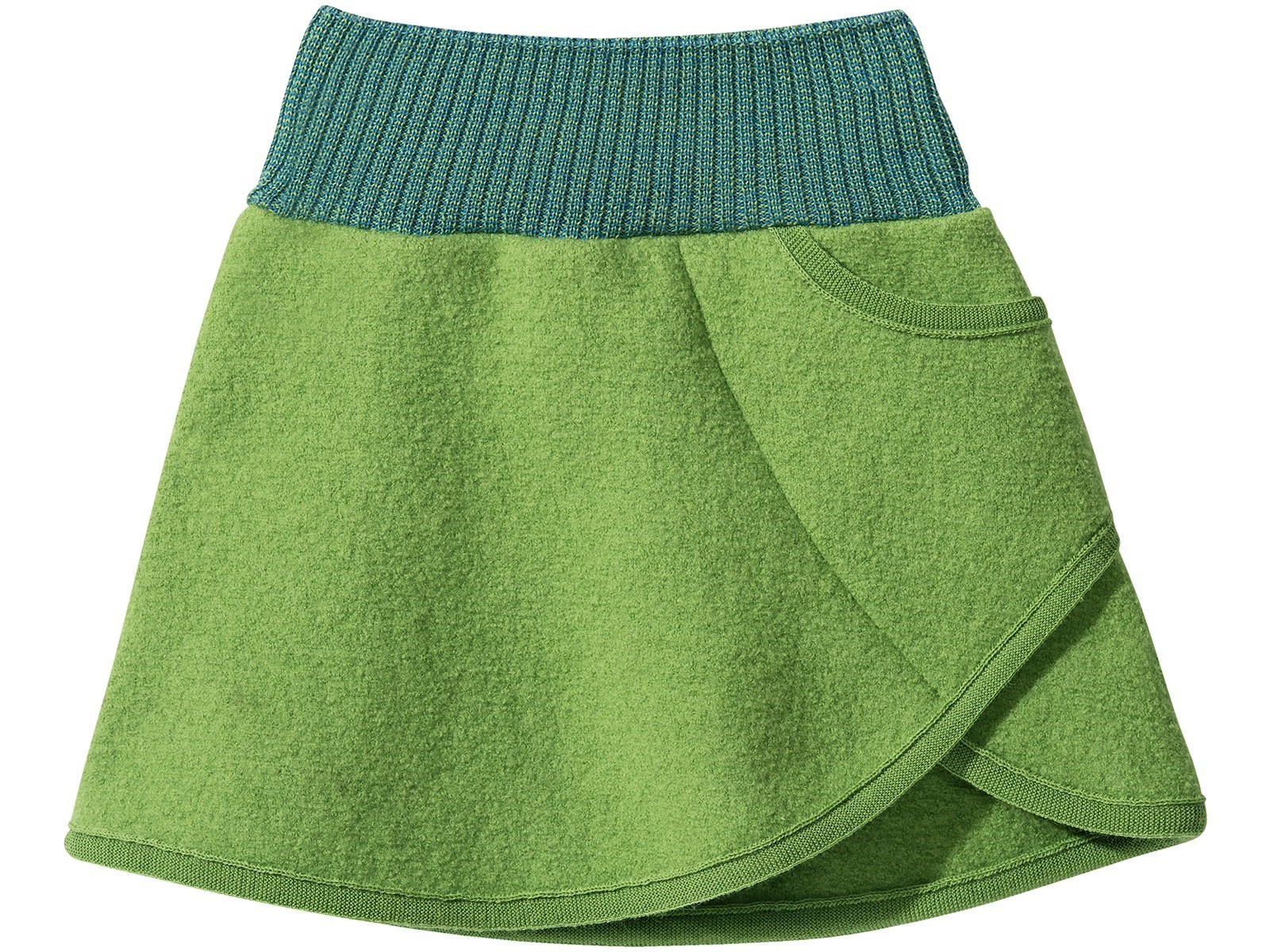 DISANA Dívčí sukně merino vlna zelená