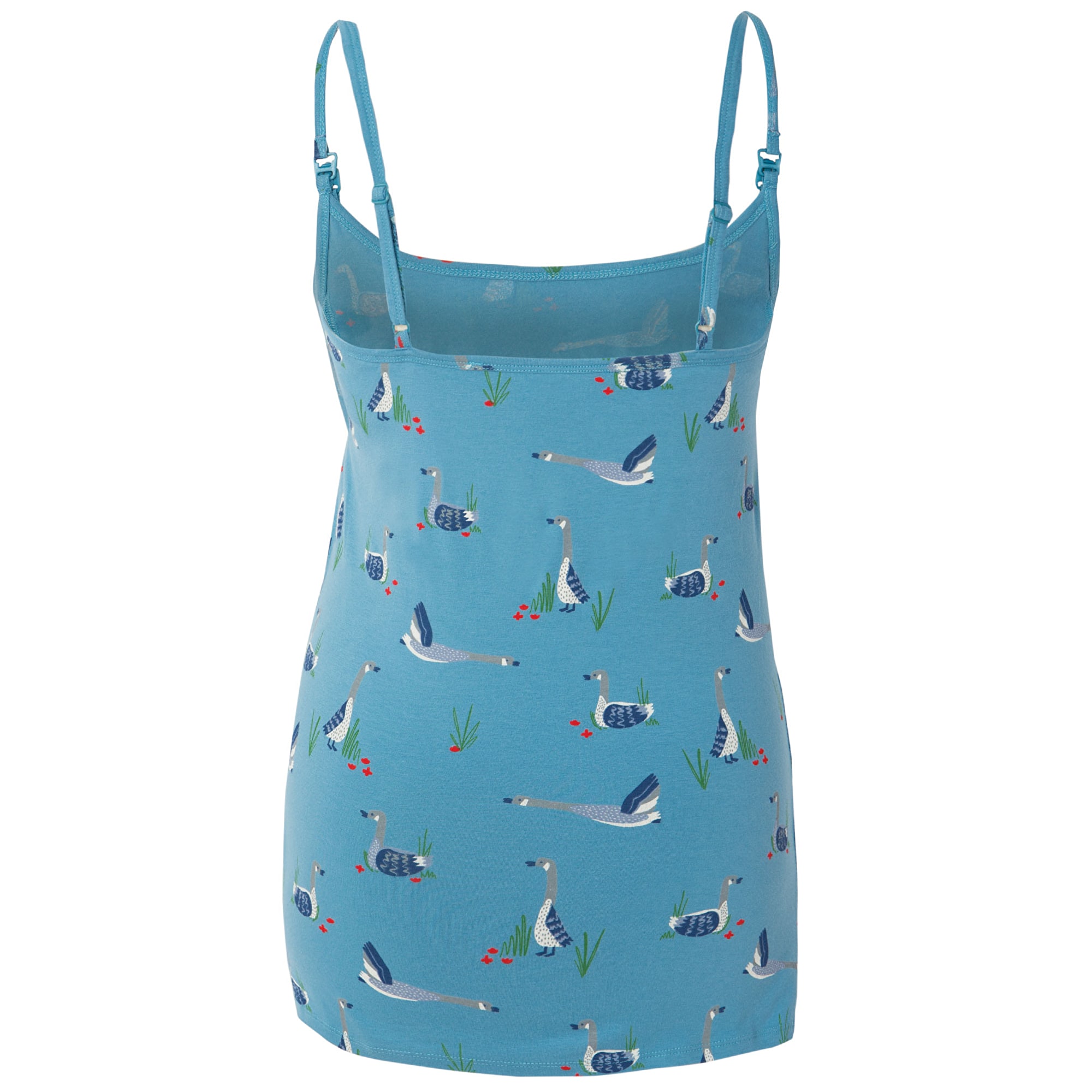 FRUGI Těhotenské / Kojící modré tílko biobavlna