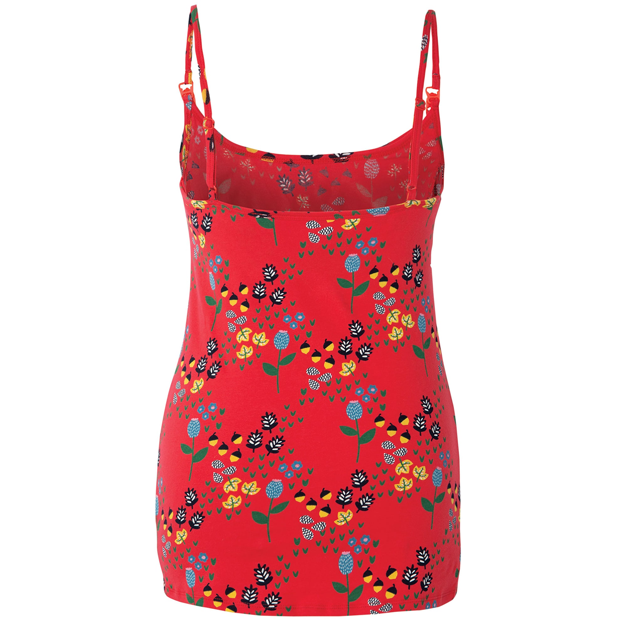 FRUGI Těhotenské / Kojící červené tílko biobavlna