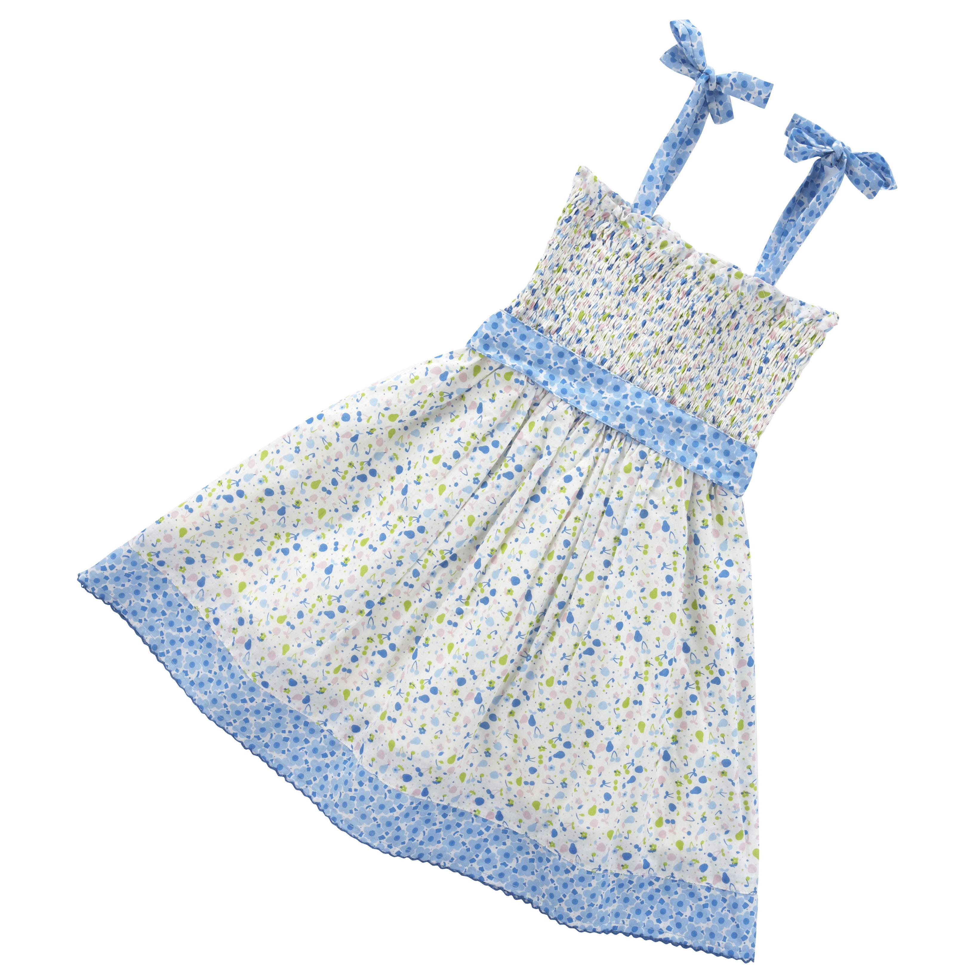 PICCALILLY Žabičkové šaty biobavlna drobné ovoce