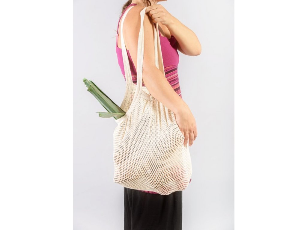 TIERRA ORGANICA Hustá síťovka biobavlna s dlouhým uchem přírodní