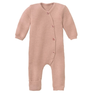 DISANA Pletený overal merino vlna rose
